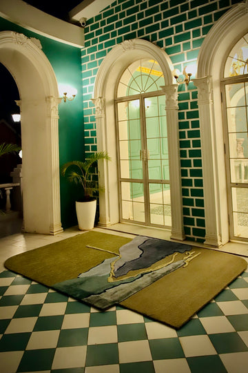 Dew Fern Hand Tufted Rug