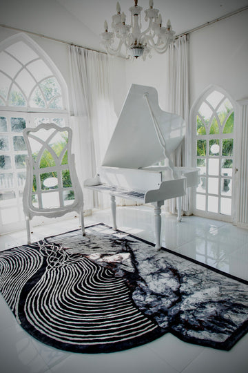 Origami in motion Hand Tufted Rug