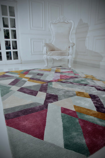 Mosaic Traid Hand Tufted Rug