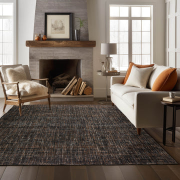Azura Hand Woven Rug - Black