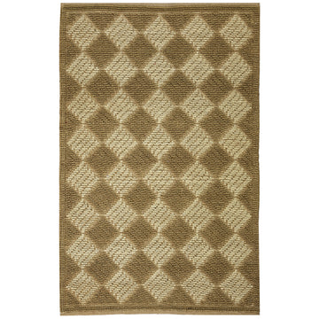 Modern Wool Brown Handknotted Rug