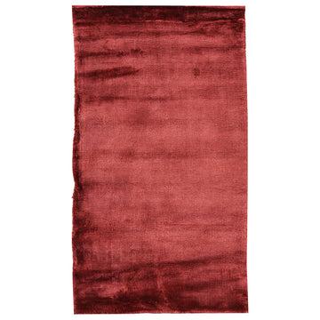 Modern Wool Red Handknotted Rug