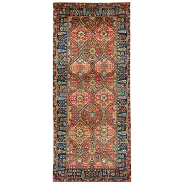 Traditional Wool Red Handknotted Rug