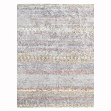 Pastel Modern Lilac Power Loom Rug