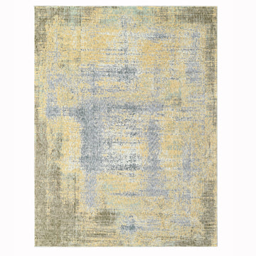 Pastel Modern Gold Power Loom Rug