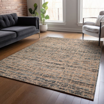 Thar Hand Woven Wool & Jute Rug - Charcoal