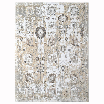 Sintara Modern Ivory Beige Power Loom Rug