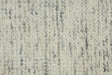 Sierra Hand Woven Wool & Viscose Rug - Ivory