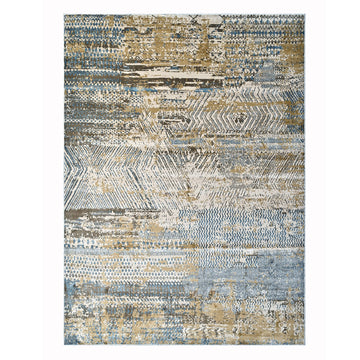 Milano Modern Light Blue Power Loom Rug