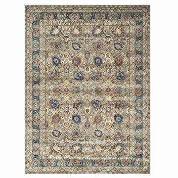 Mogul Modern Brown Power Loom Rug