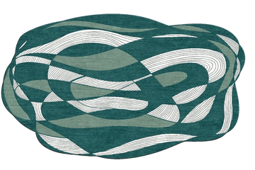Aetheric Tides Of Rhythm Hand Tufted Rug
