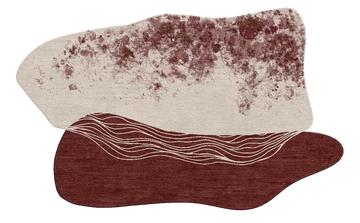 Curvature Pulse Hand Tufted Rug