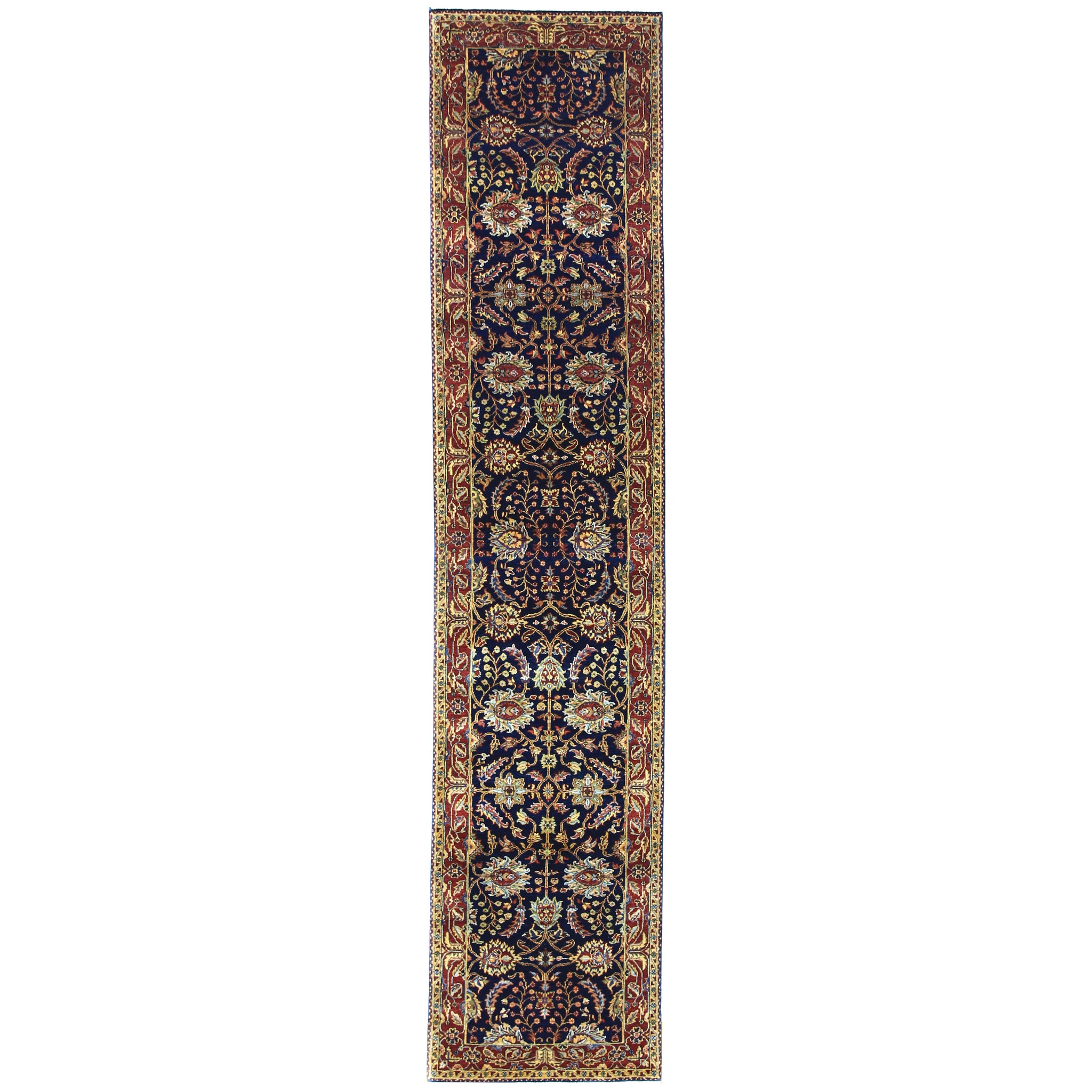 Traditional Wool Blue Handknotted Rug