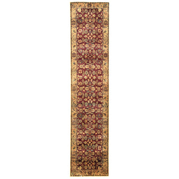 Traditional Wool Red Handknotted Rug