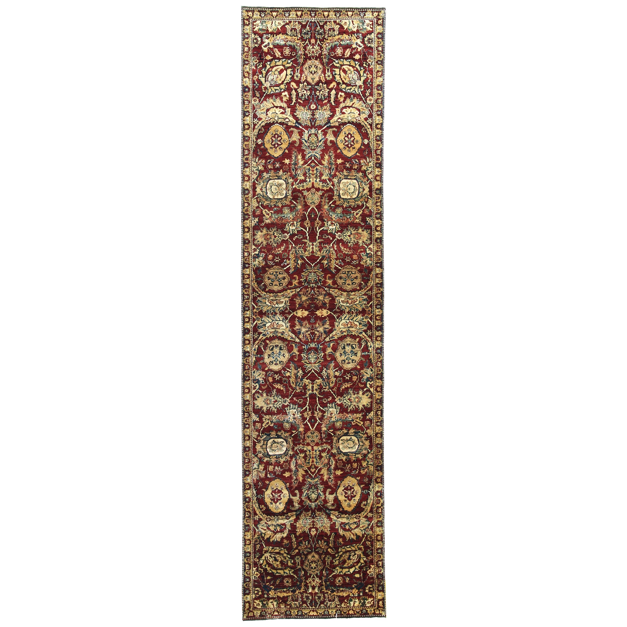 Traditional Wool Red Handknotted Rug