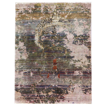 Artsy silk Wall Art Rug