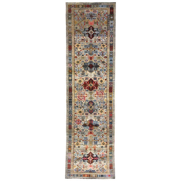 Traditional Wool Beige Handknotted Rug