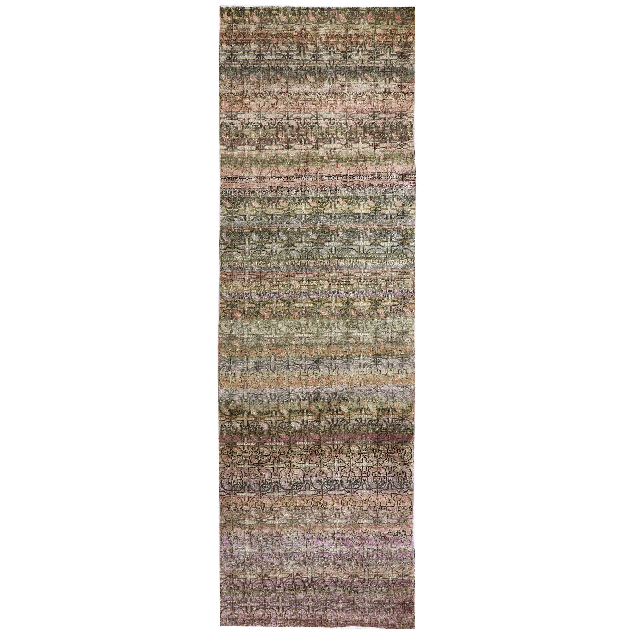 Transitional Wool Brown Handknotted Rug