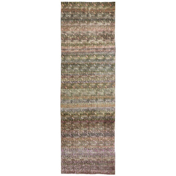 Transitional Wool Brown Handknotted Rug