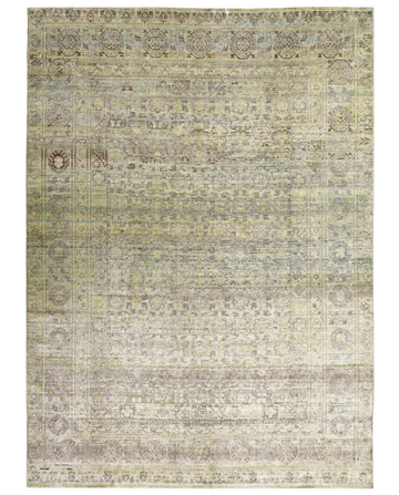Transitional Silk Beige Hand knotted Rug