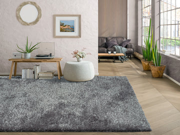 Echo Hand Tufted Rug - Silver