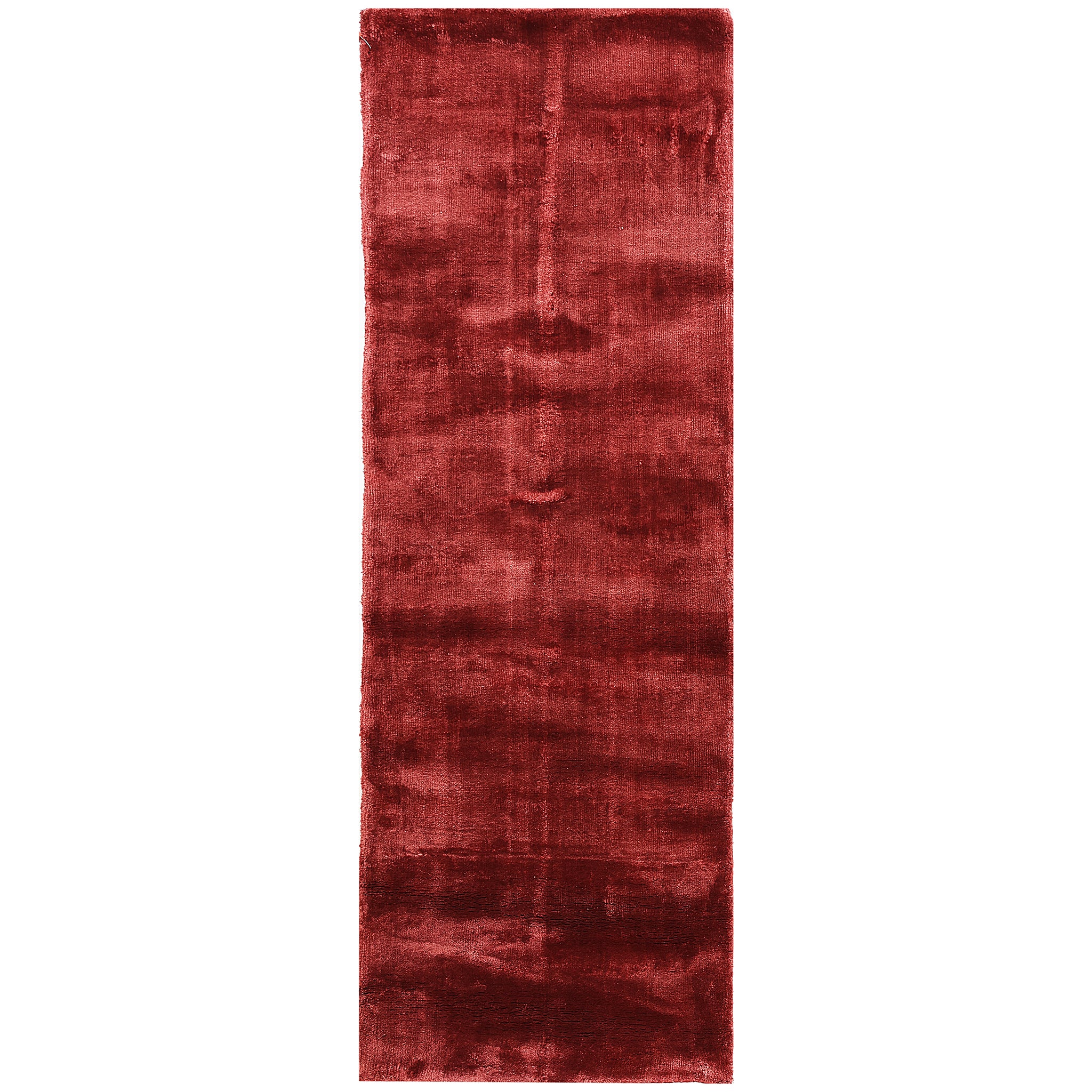 Modern Wool Red Handknotted Rug