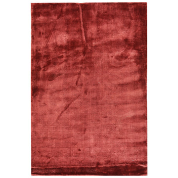 Modern Wool Red Handknotted Rug