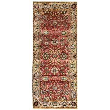 Traditional Wool Red Handknotted Rug