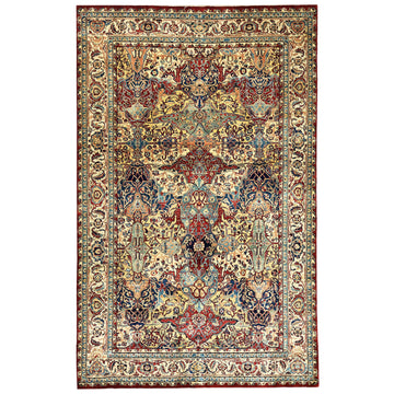 Traditional Wool Red Handknotted Rug