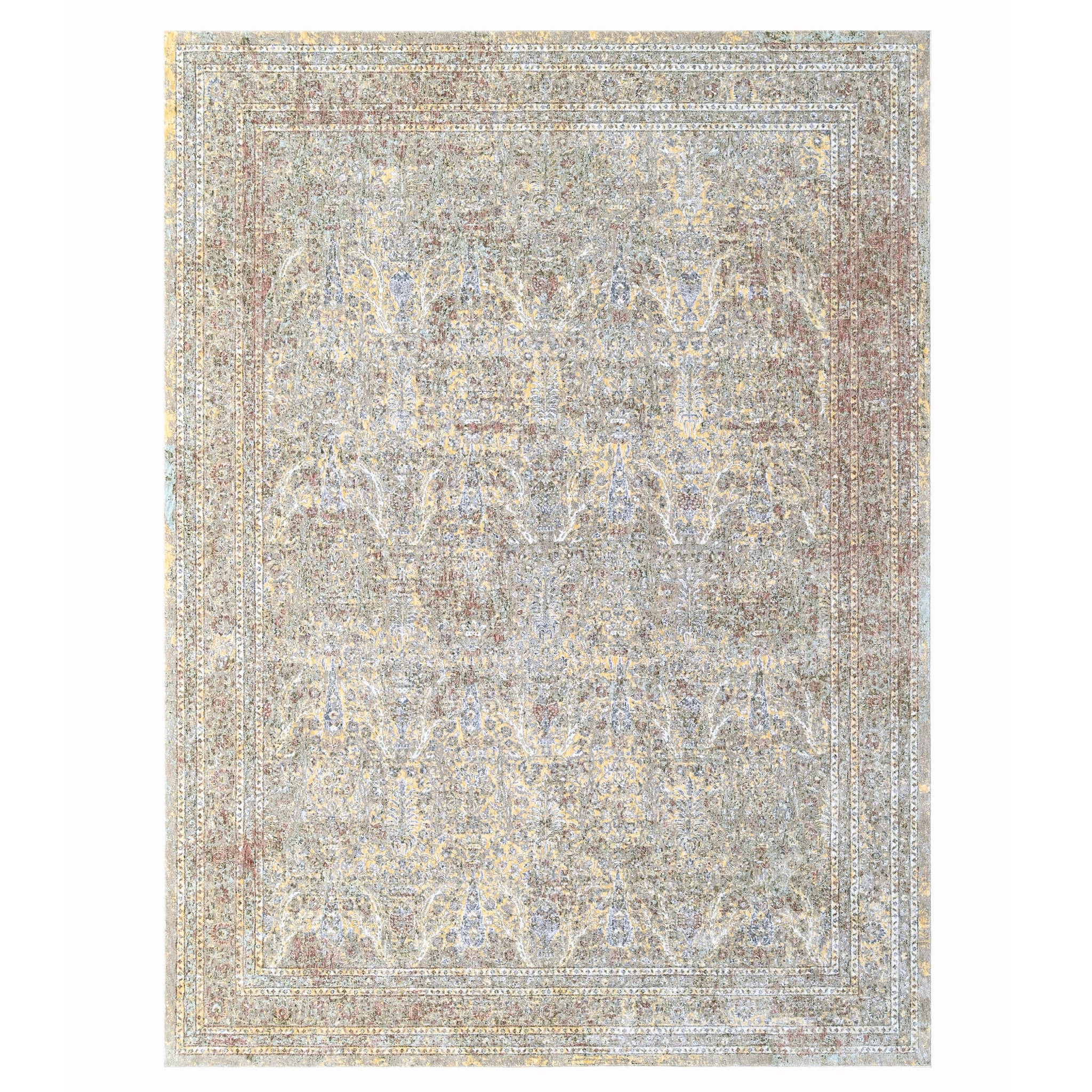 Pastel Modern Beige Power Loom Rug