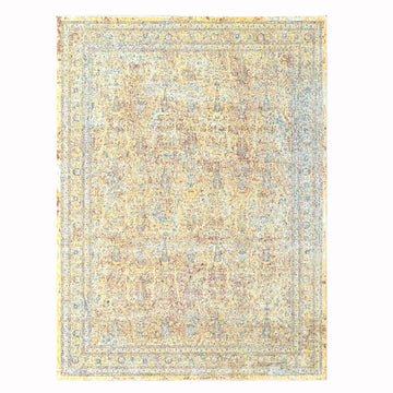 Pastel Modern Gold Power Loom Rug