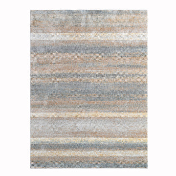 Pastel Modern Blue Power Loom Rug