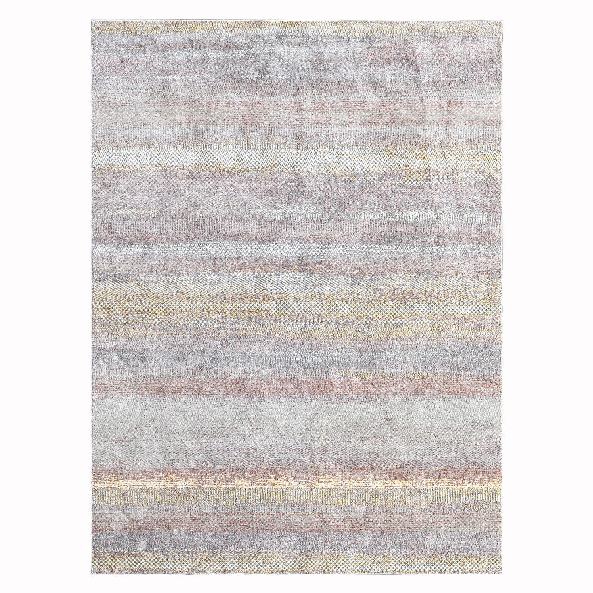Pastel Modern Lilac Power Loom Rug