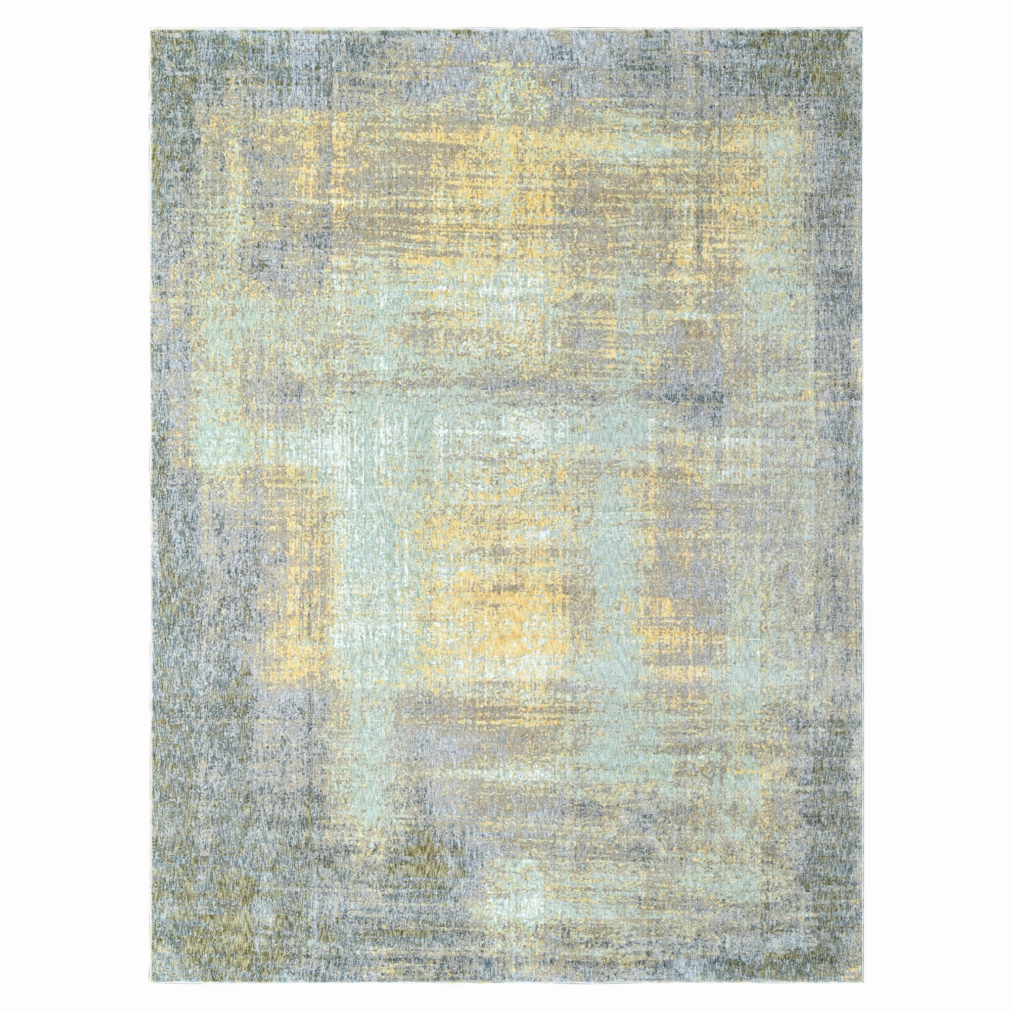 Pastel Modern Beige Power Loom Rug