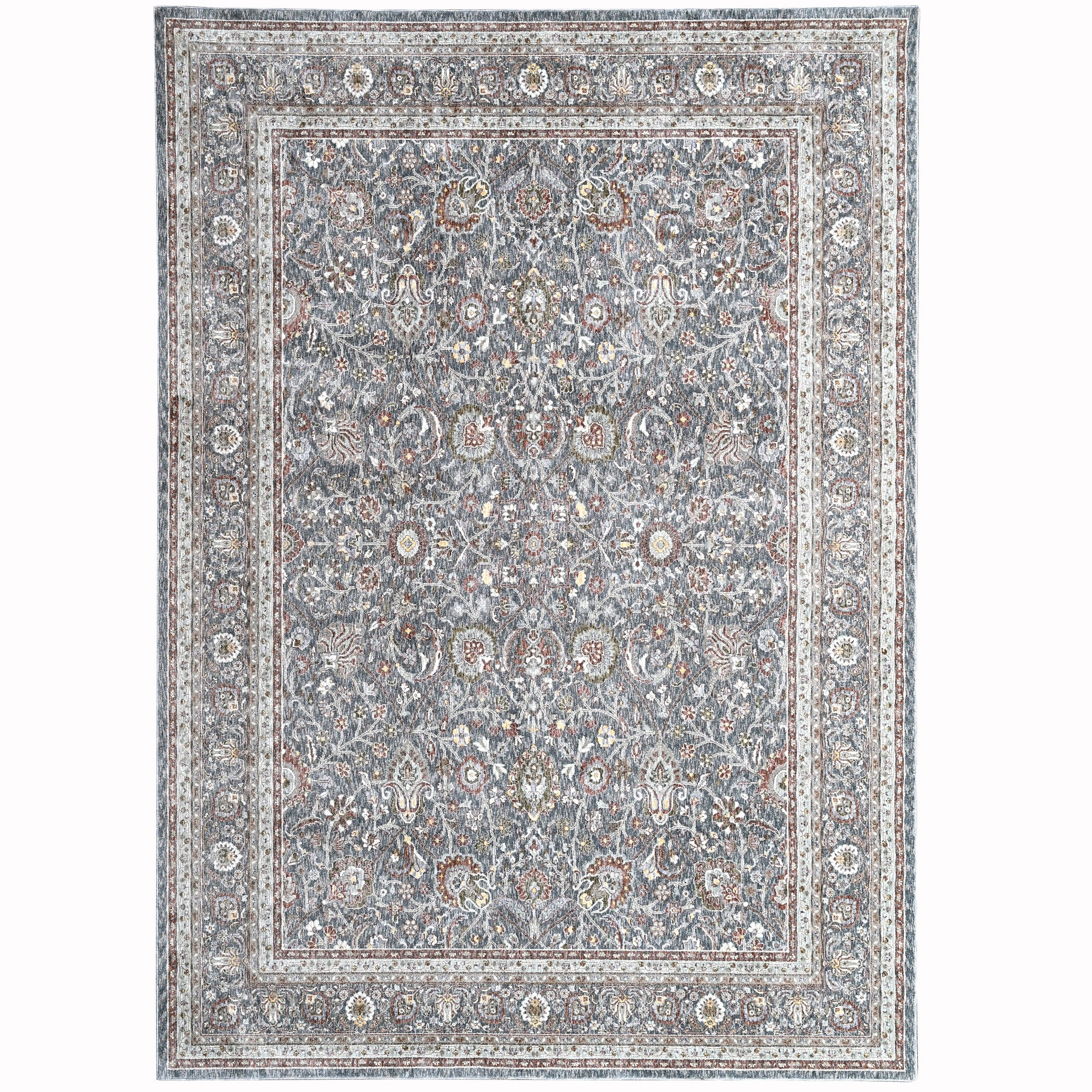 Pastel Modern Aqua Power Loom Rug