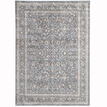 Pastel Modern Aqua Power Loom Rug