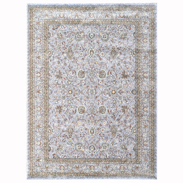 Pastel Modern Silver Power Loom Rug