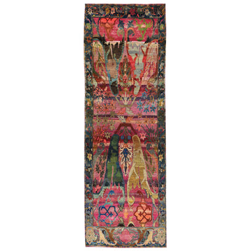 Traditional Wool Pink Handknotted Rug