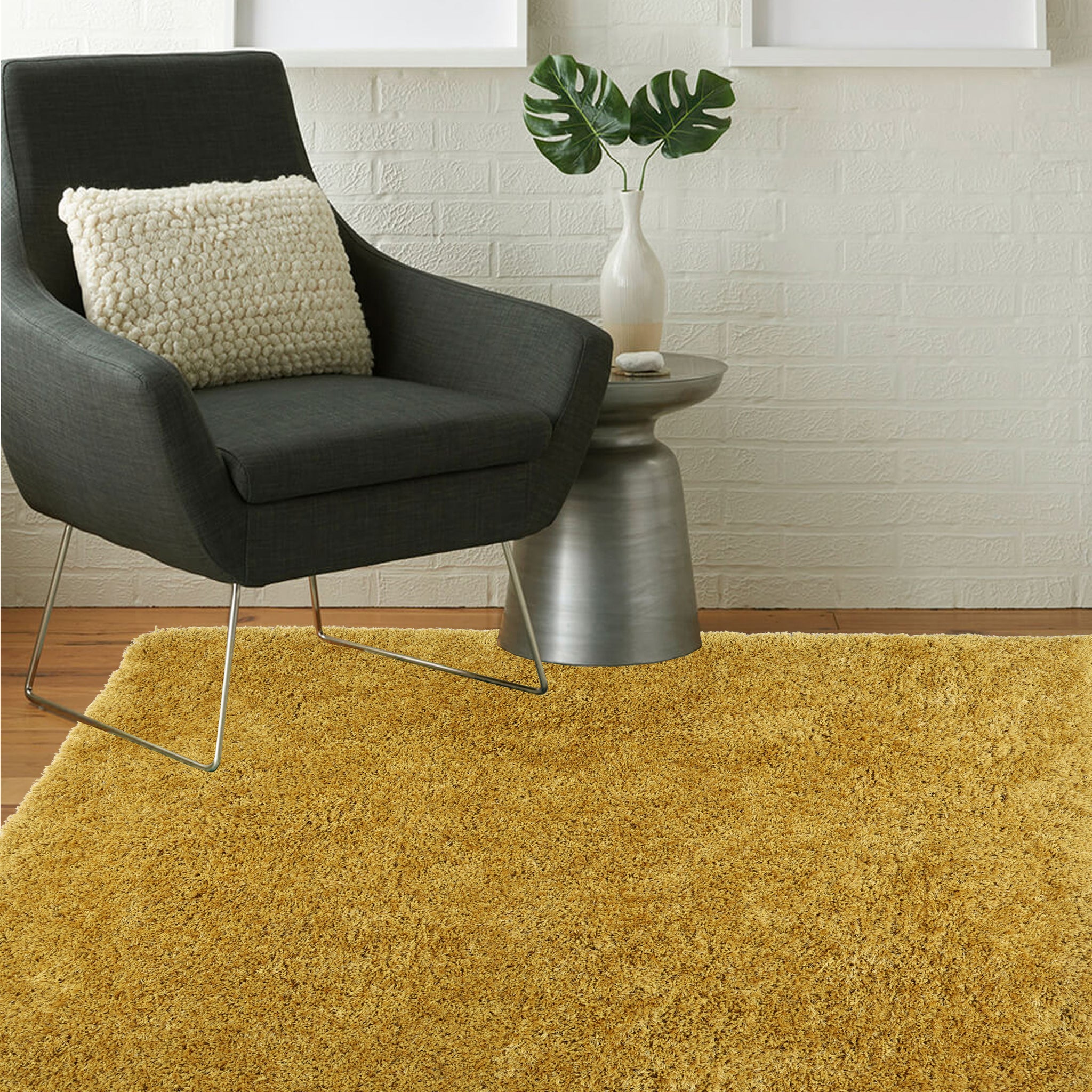 Echo Hand Tufted Rug - Gold