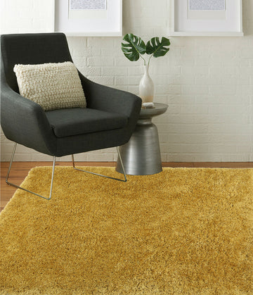 Echo Hand Tufted Rug - Gold