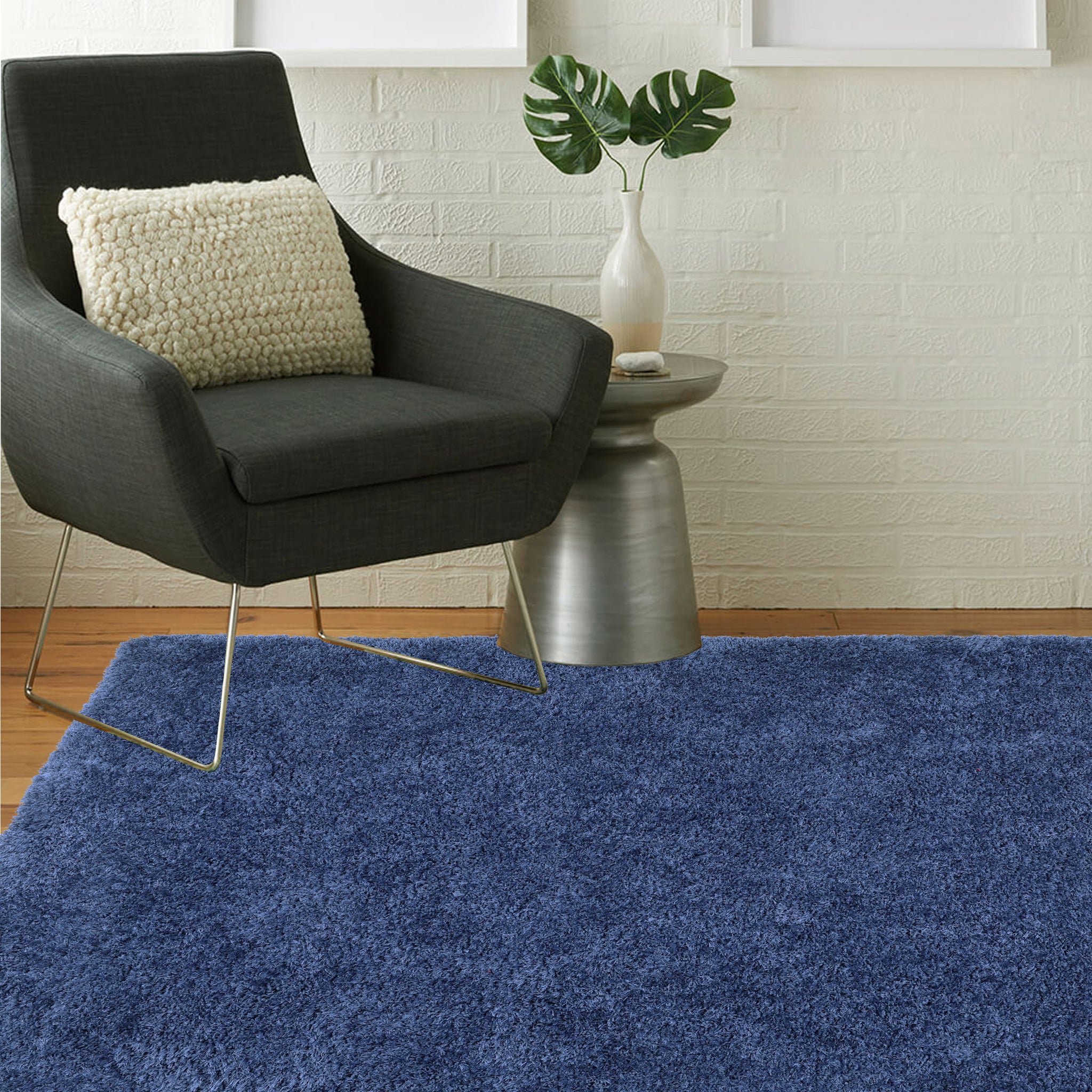 Echo Hand Tufted Rug - Denim