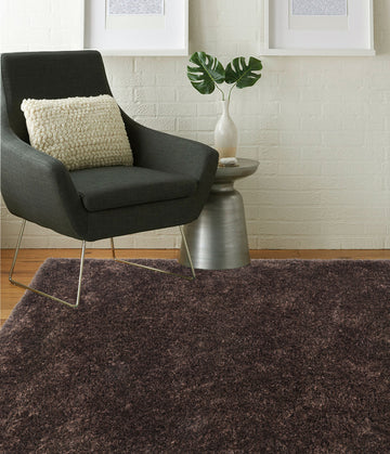 Echo Hand Tufted Rug - Chocolate