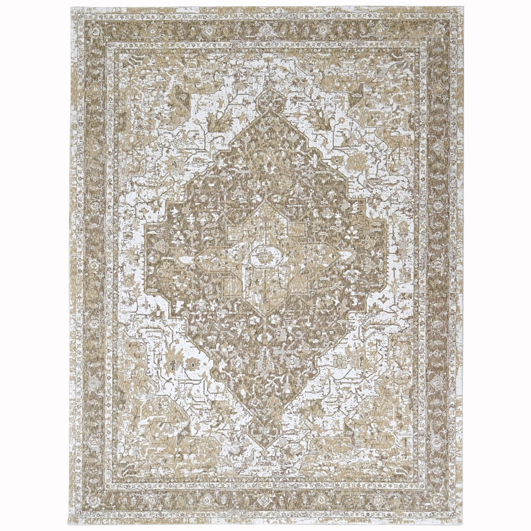 Sintra Modern Gold Power Loom Rug