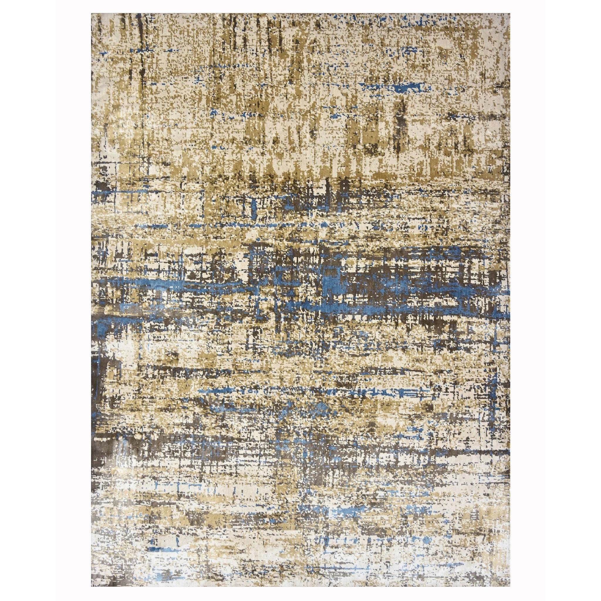 Milano Modern Light Blue Power Loom Rug
