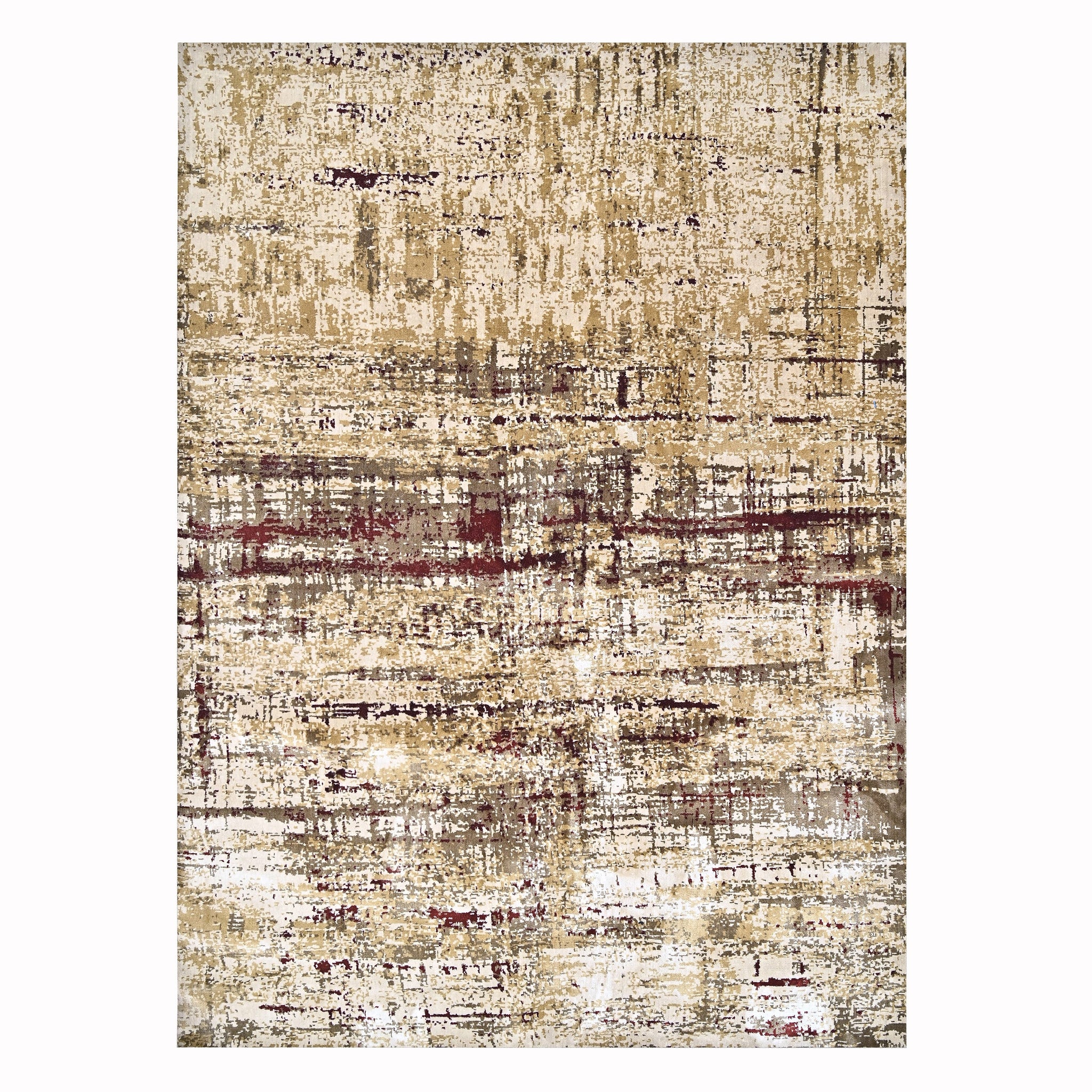 Milano Modern Red Power Loom Rug