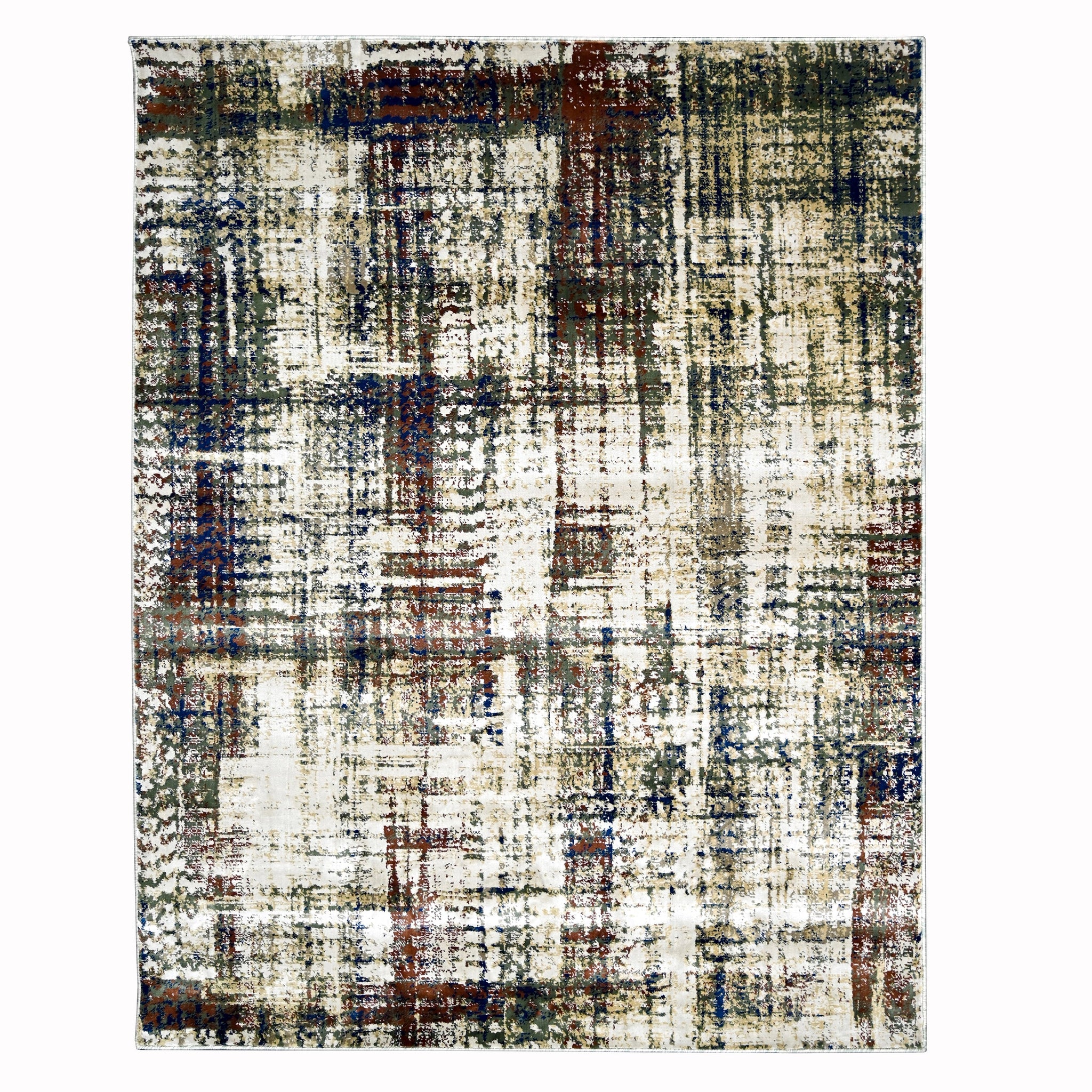 Milano Modern Green Power Loom Rug