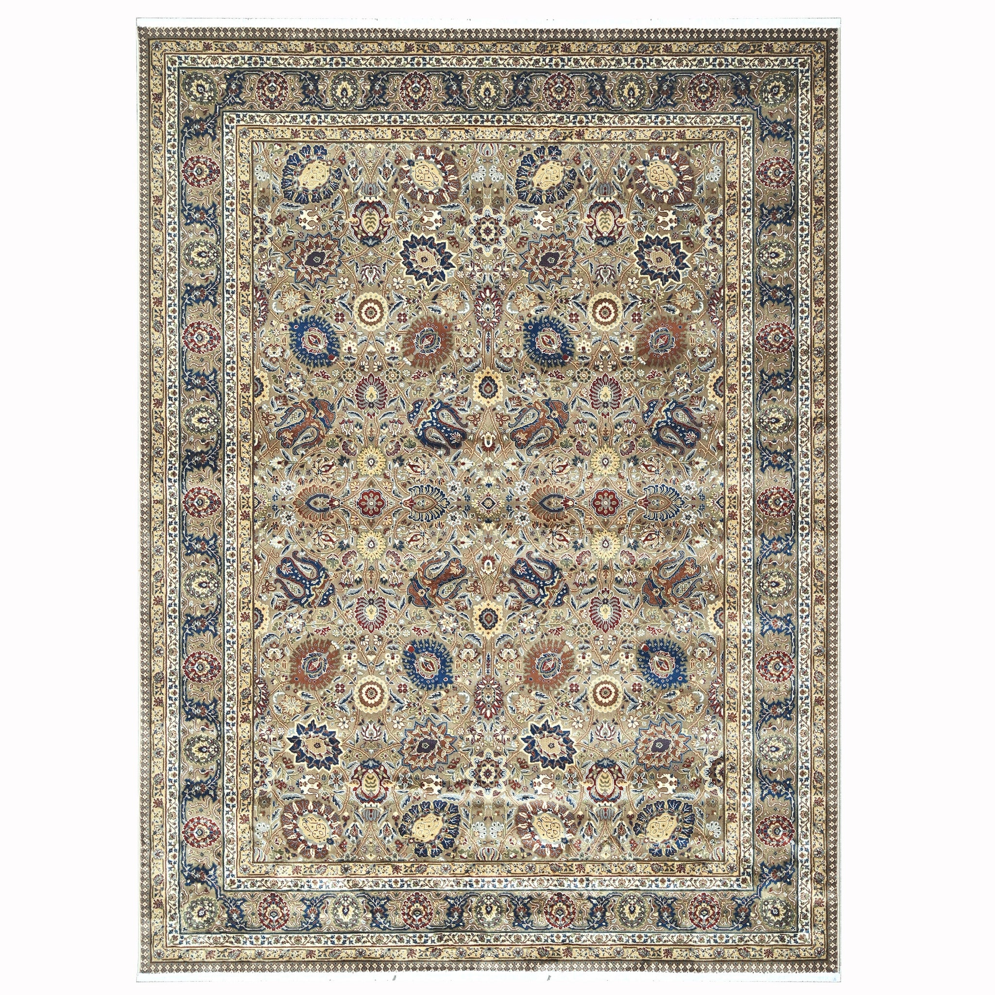Mogul Modern Brown Power Loom Rug