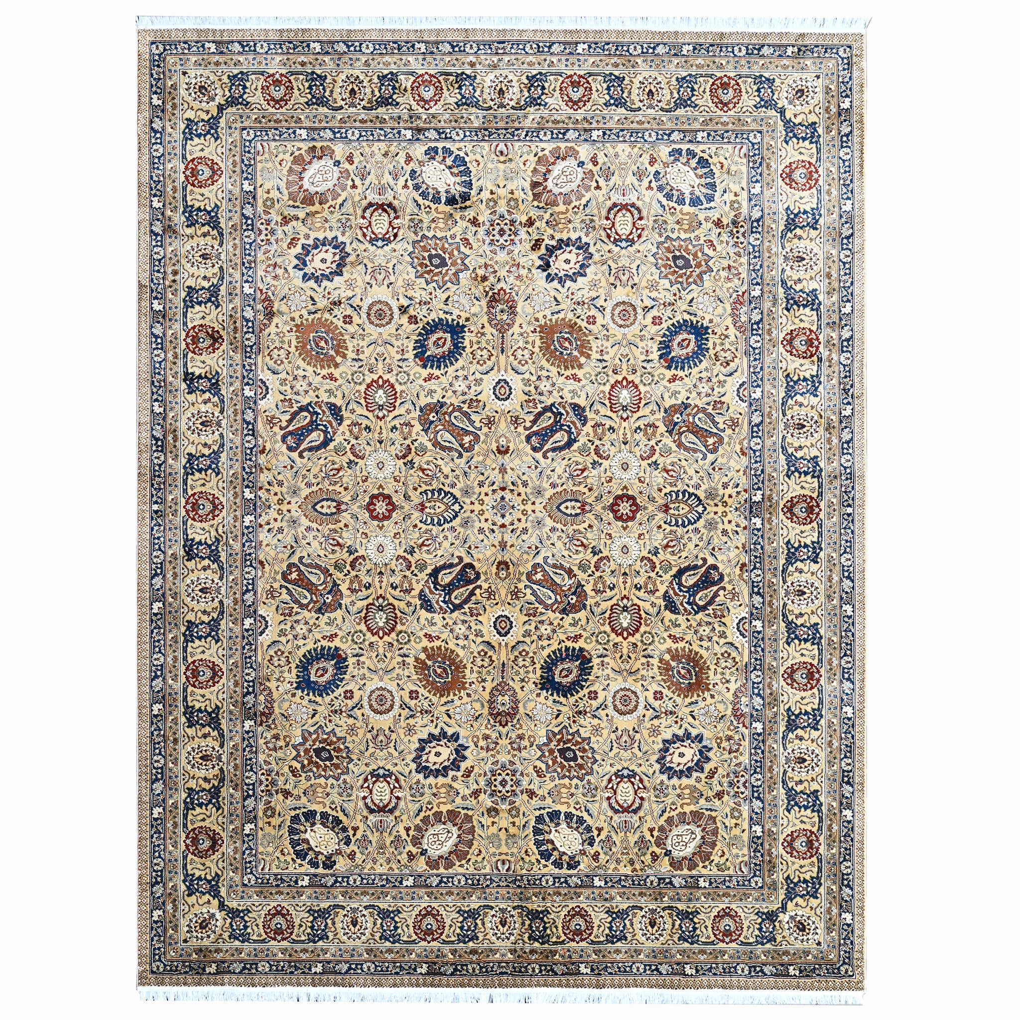 Mogul Modern Camel Power Loom Rug