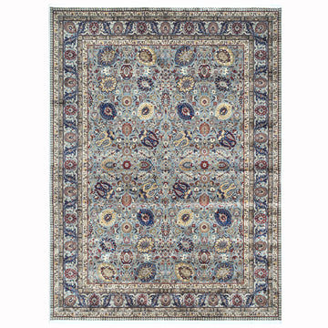 Mogul Modern Light Blue Power Loom Rug