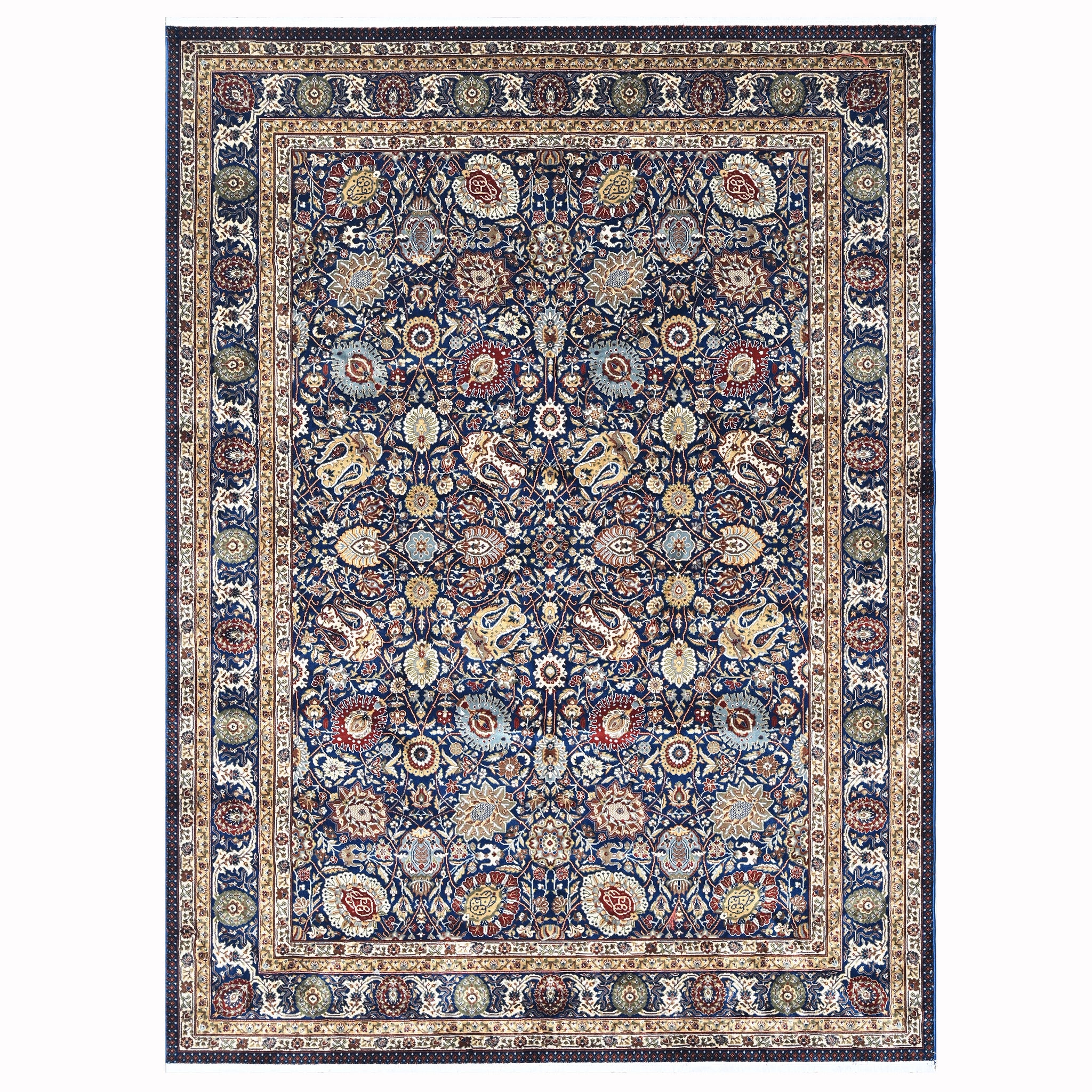 Mogul Modern Navy Power Loom Rug